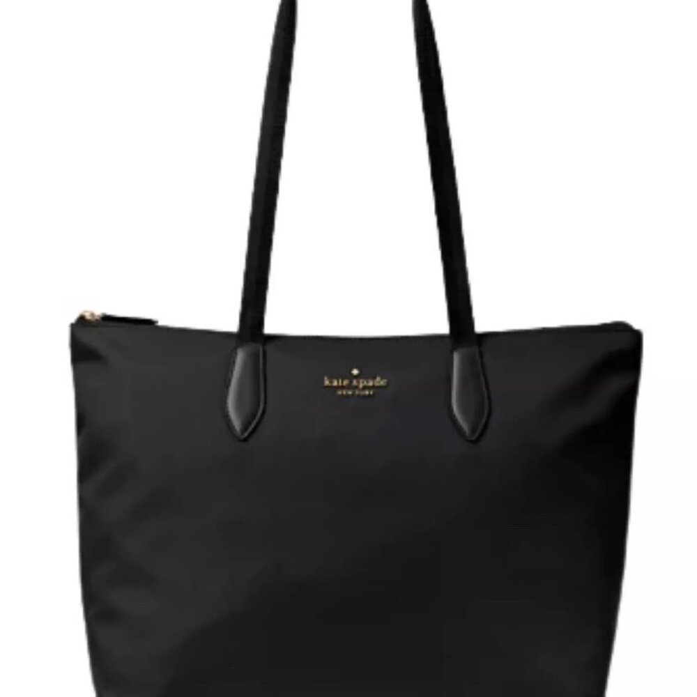 Kate Spade Lightweight Nylon Travel Tote with Zippered Pouch